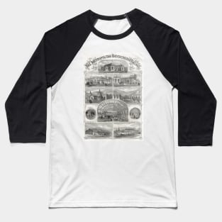 Metropolitan Underground Stations 1862 Baseball T-Shirt